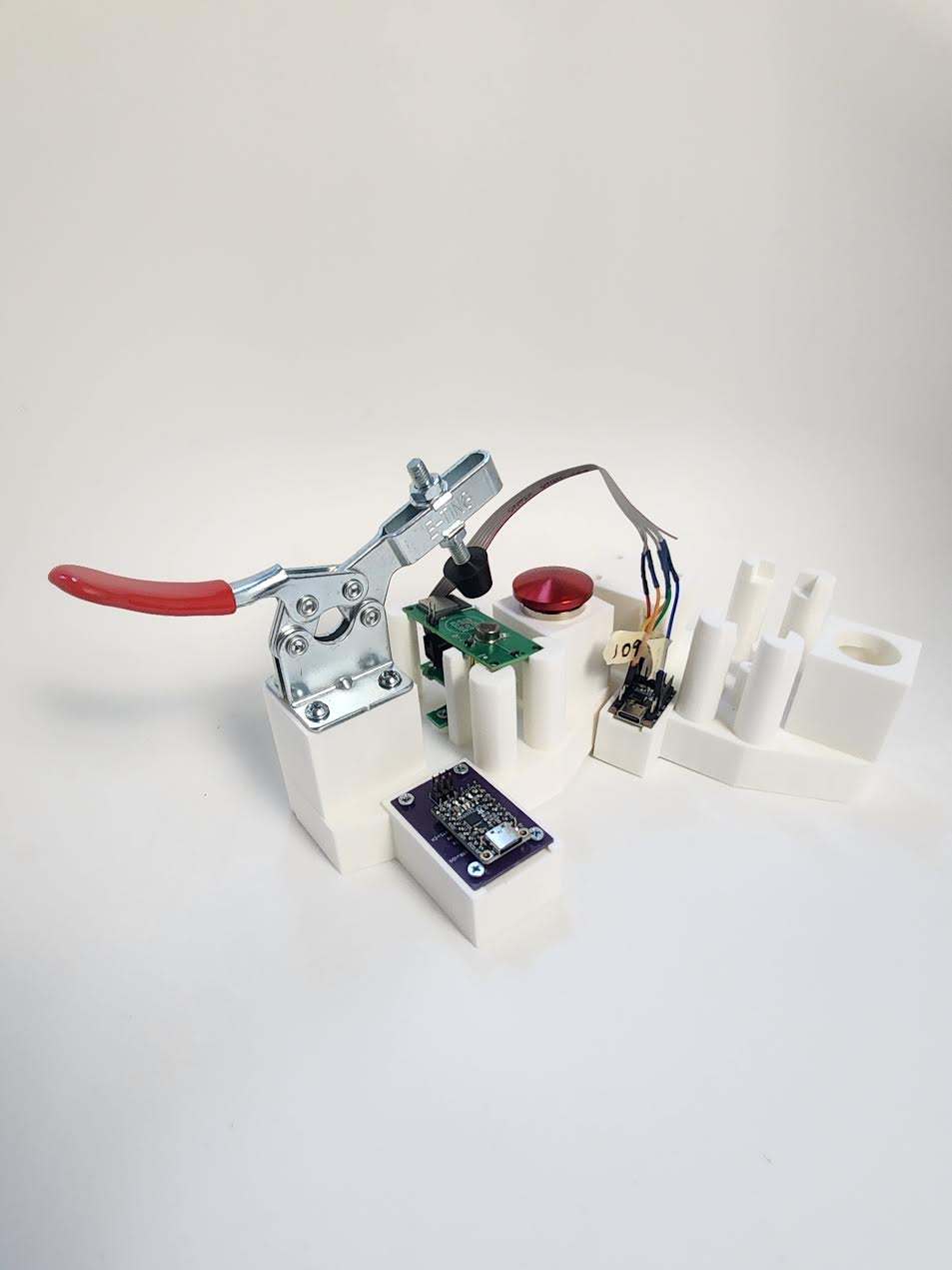 Custom programming and assembly jig for PCB production