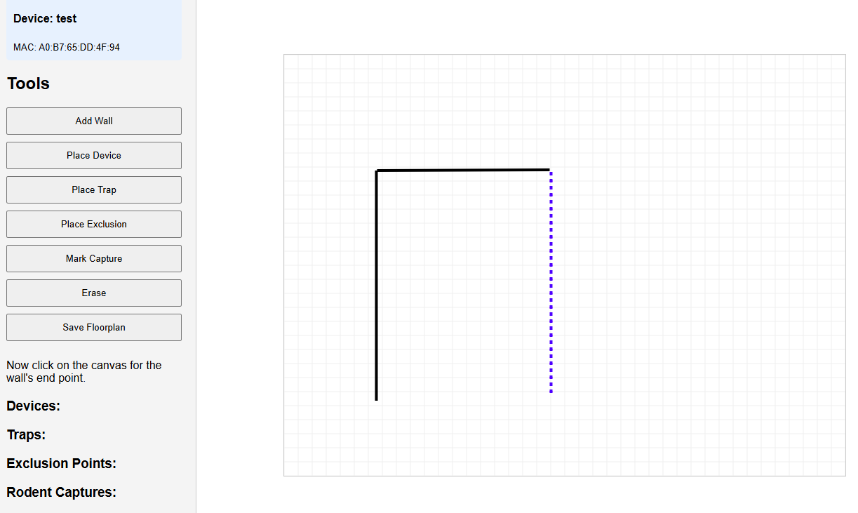 Interactive floorplan mapping interface